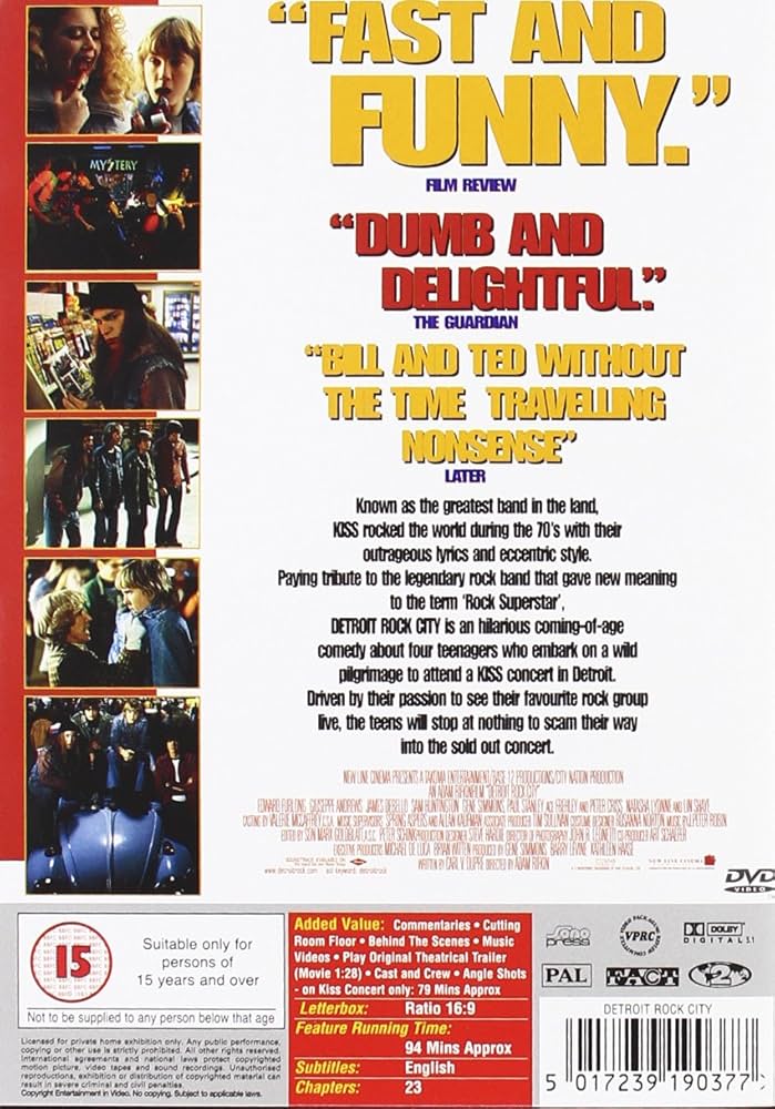 DETROIT L CITY、海外版！中古美品DVD Amazon.co.jp: Detroit Rock City [DVD] : Nicollette Sheridan